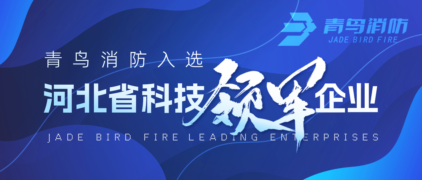 青鳥消防入選河北省科技領(lǐng)軍企業(yè)！
